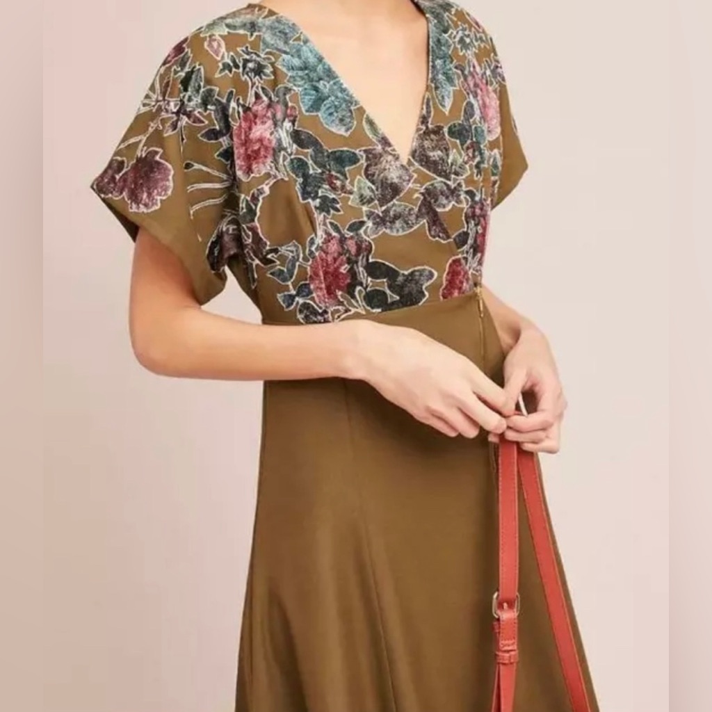 Anthropologie Hemant + Nandita Candida Dress